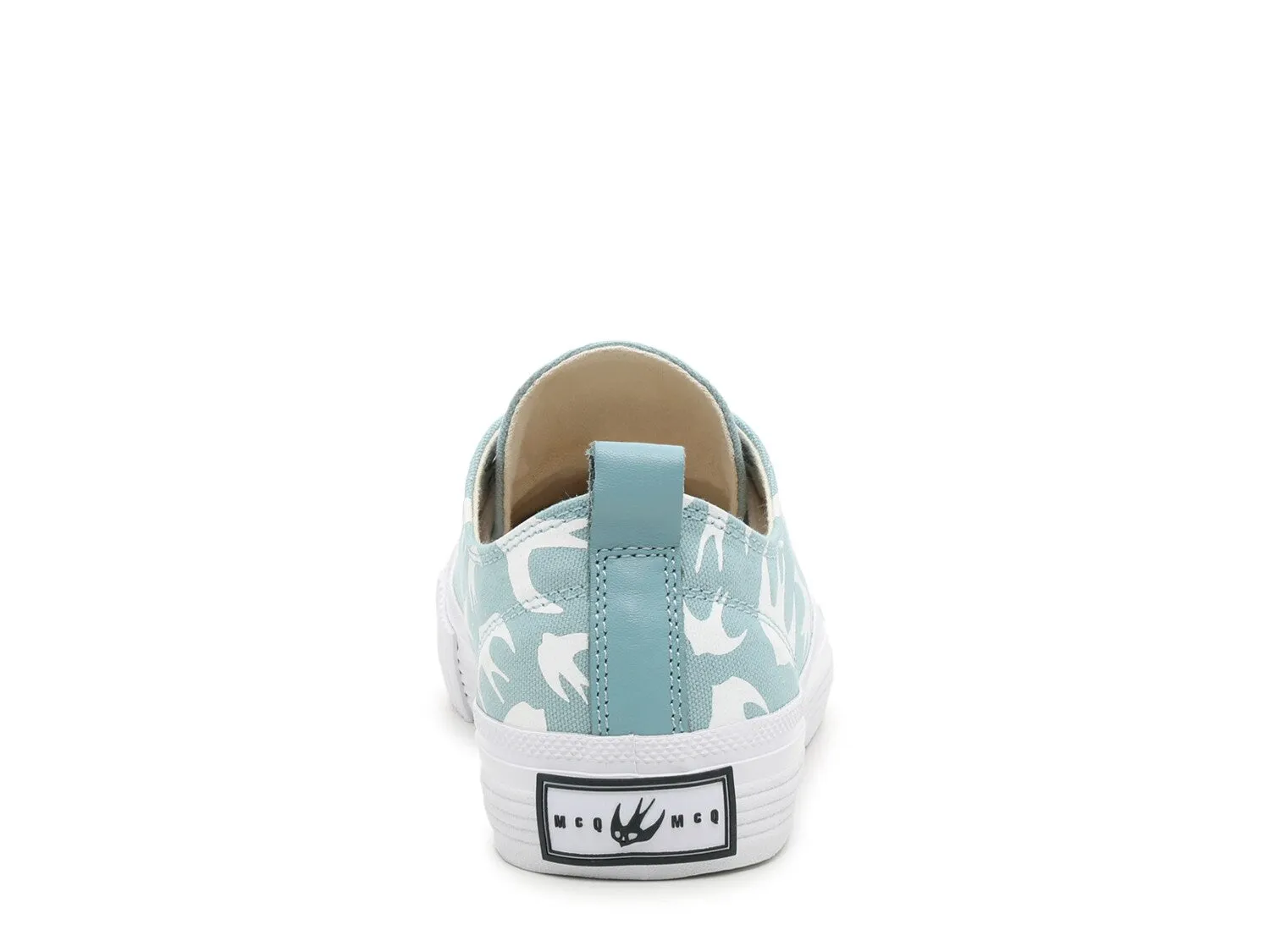 Alexander McQueen Swallow women's sneakers, light blue