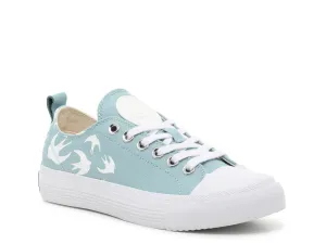 Alexander McQueen Swallow women's sneakers, light blue