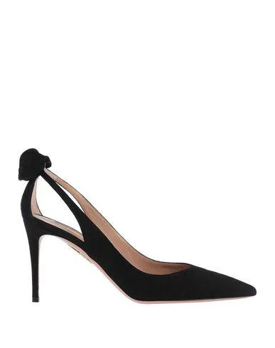 Aquazzura Women Court Black 7 UK