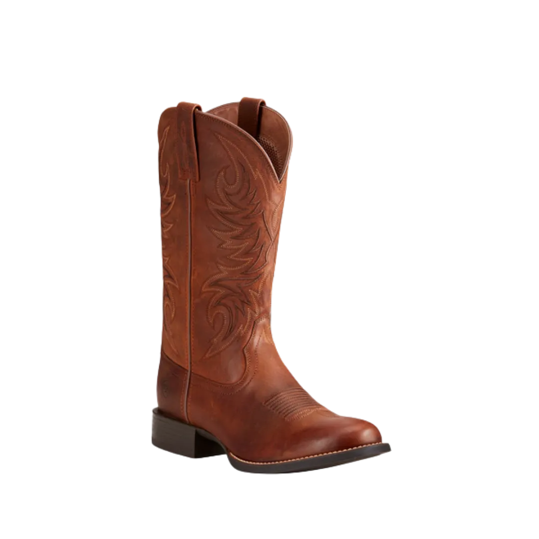 Ariat Men's Sport Horseman Tan Western Round Toe Boots