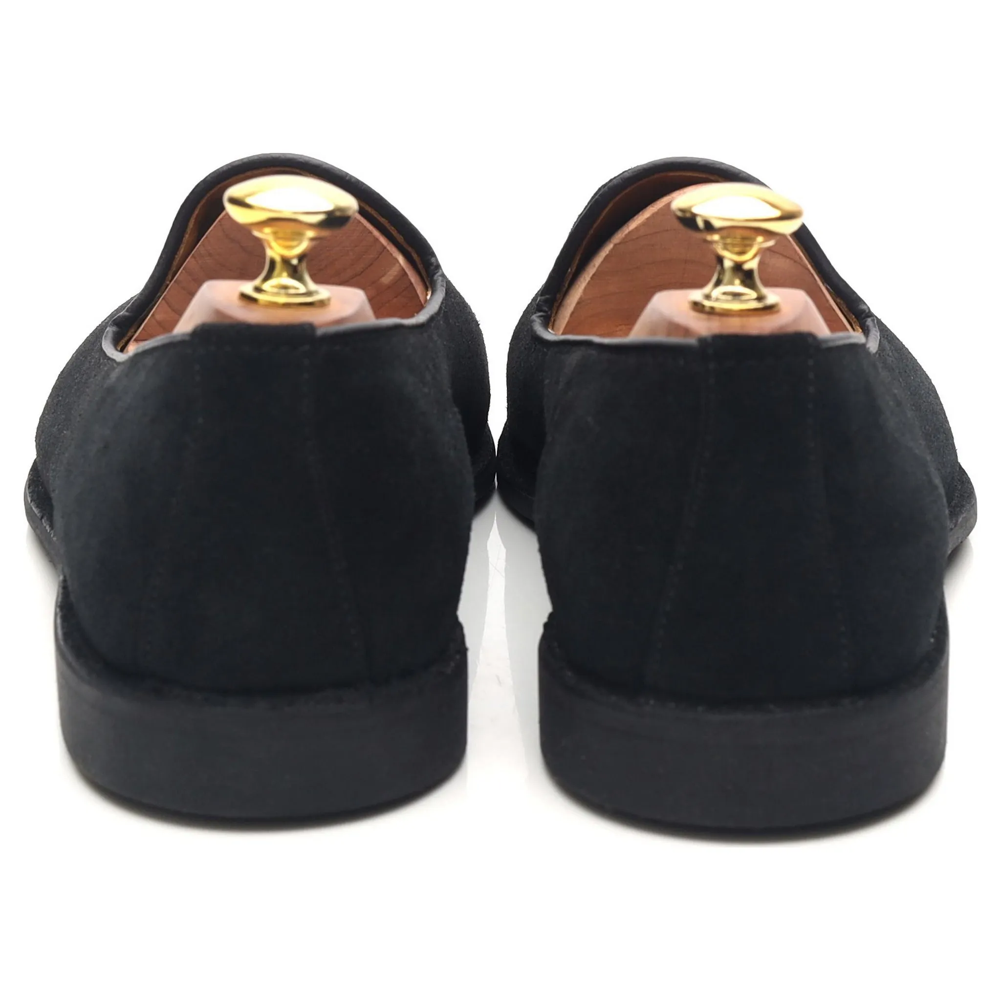 Black Suede Loafers UK 8