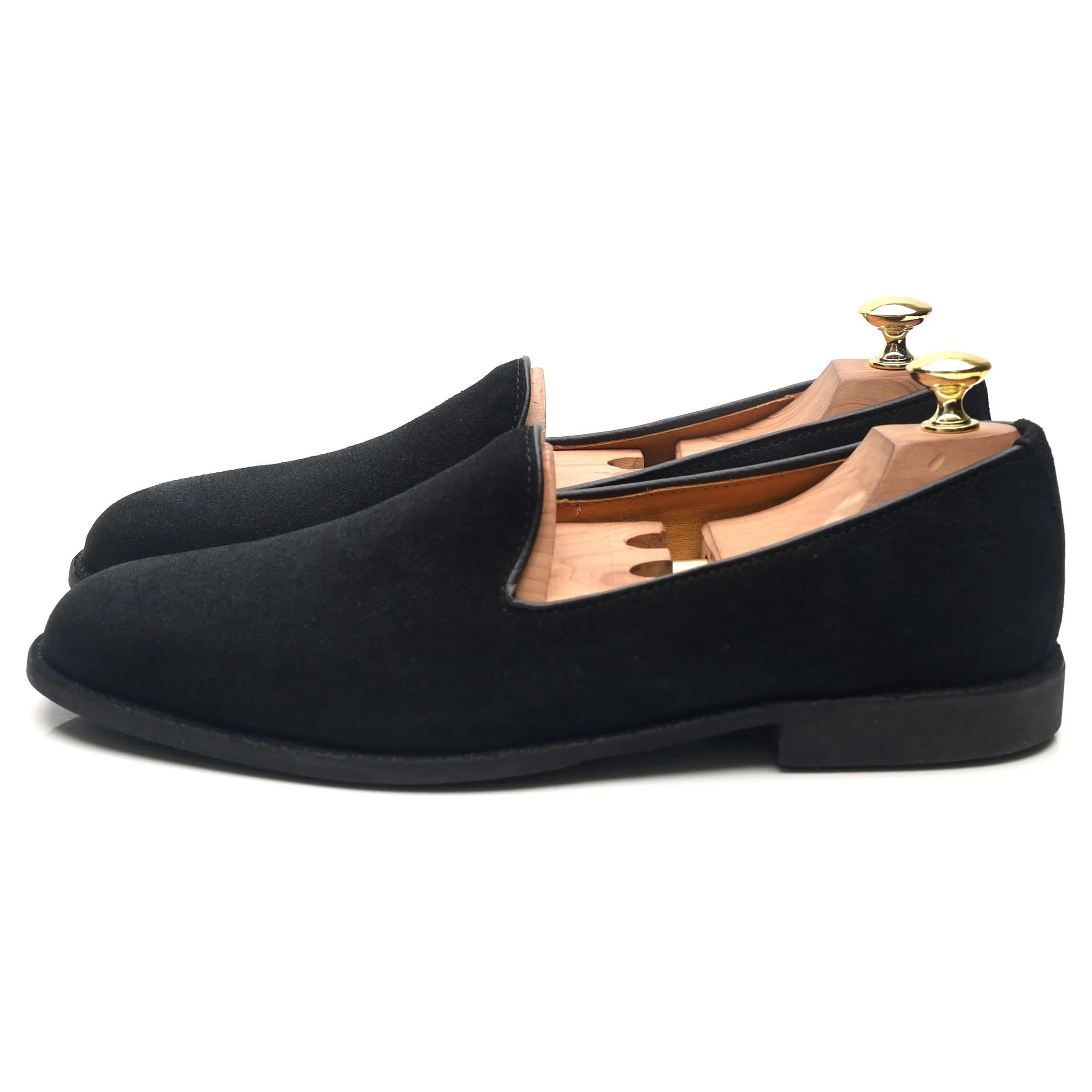 Black Suede Loafers UK 8