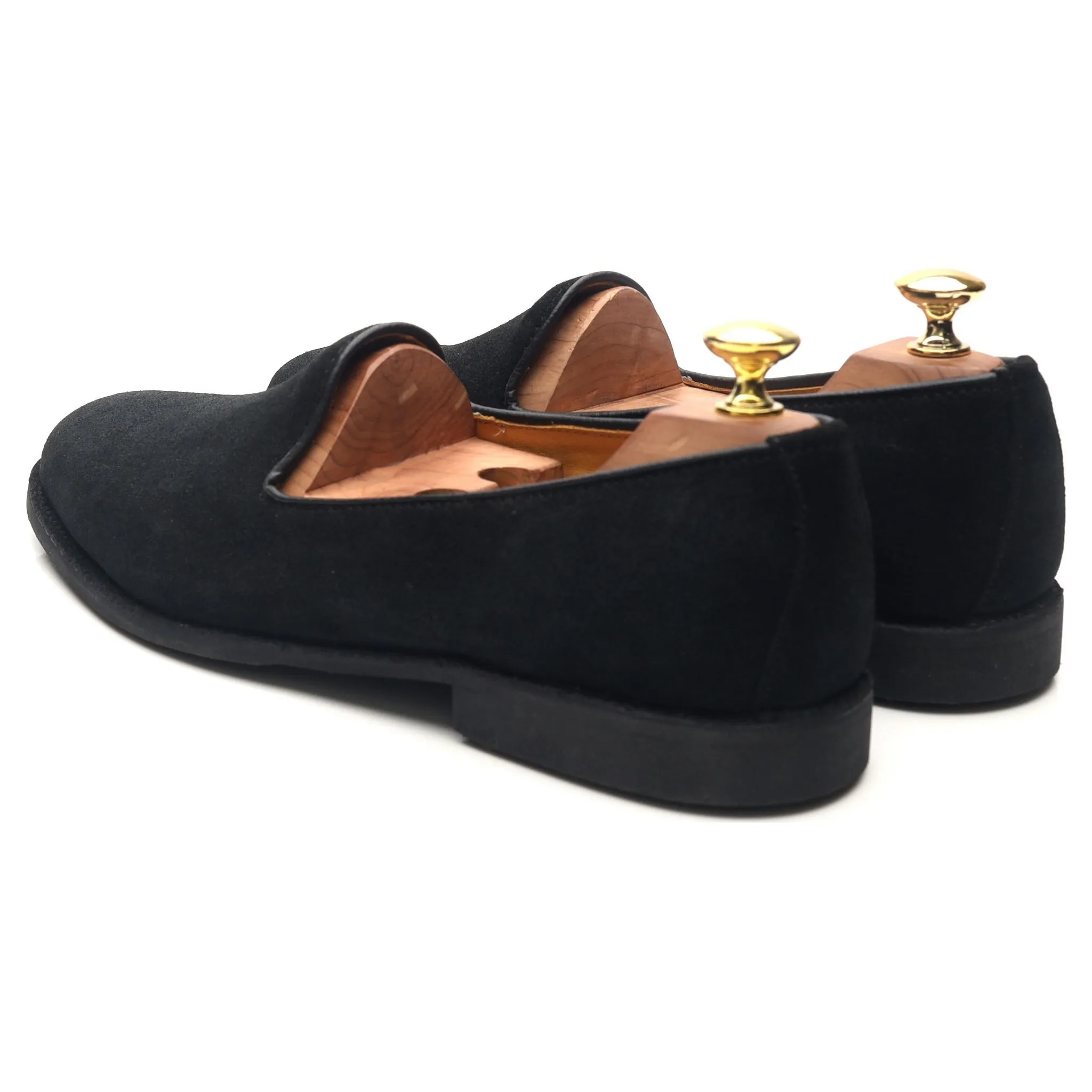 Black Suede Loafers UK 8