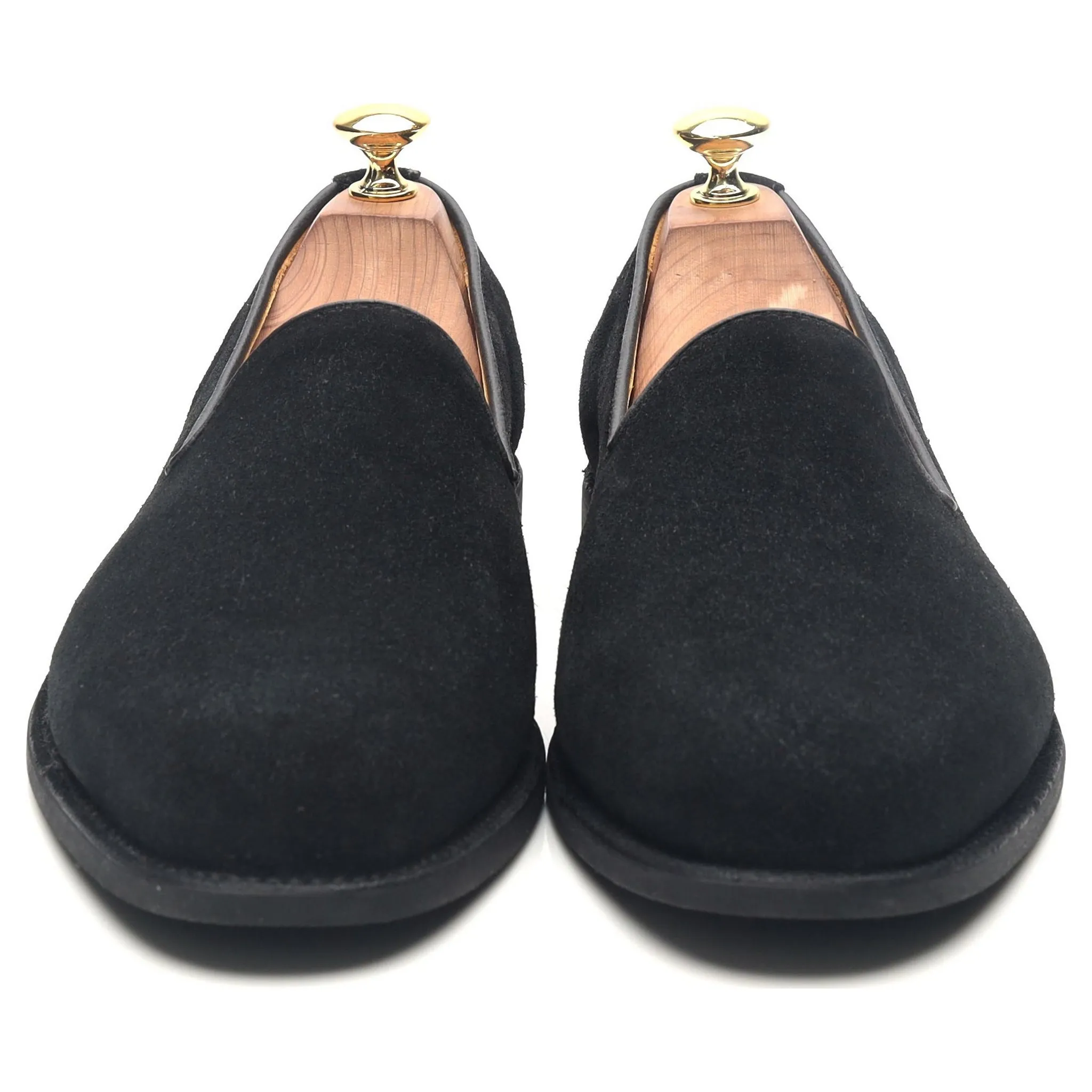 Black Suede Loafers UK 8