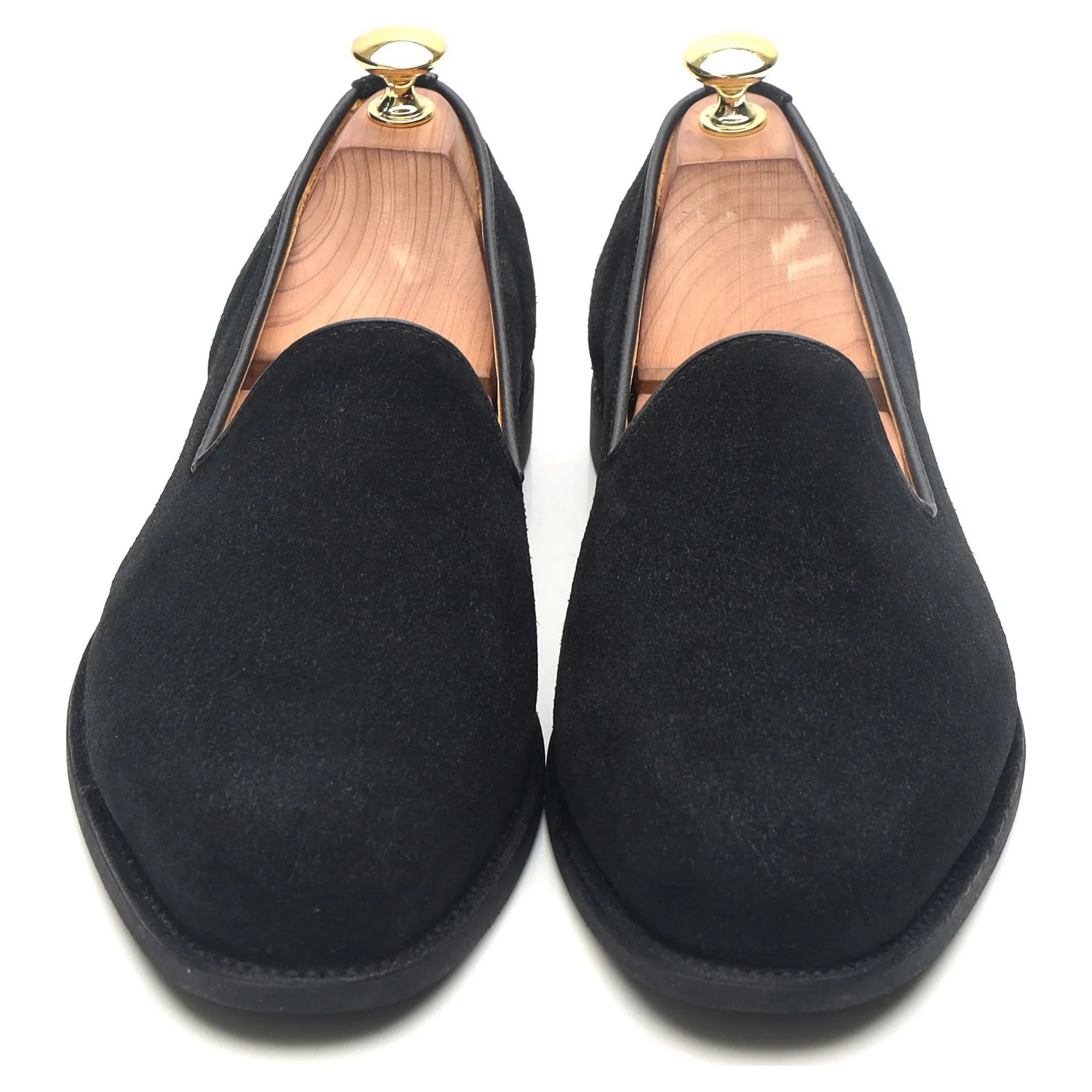 Black Suede Loafers UK 8