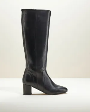 Bottes En Cuir Warren - Noir