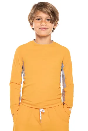 Boy's Ultimate Long Sleeve Rash Guard  |  Apricot Crush Line