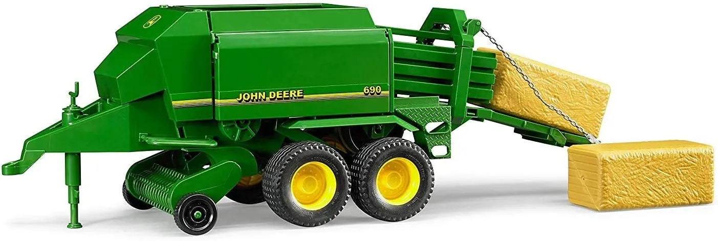 Bruder John Deere Big Hay Bale Press for Farm Playsets