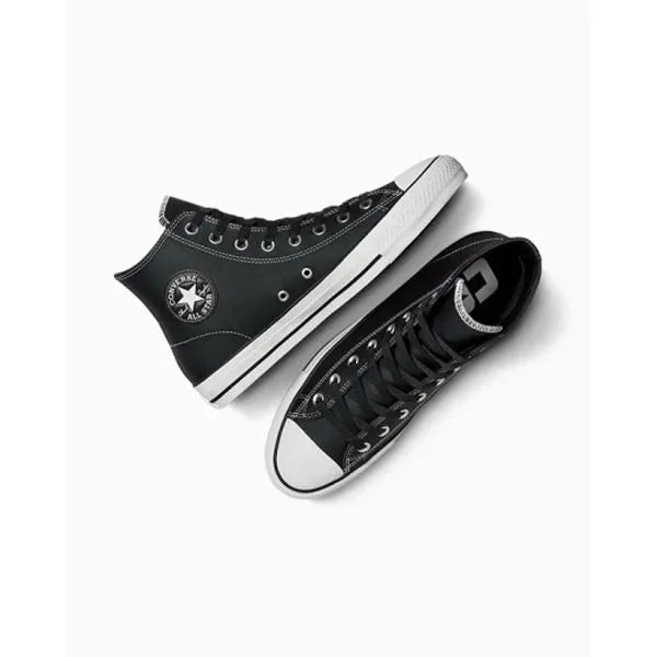 Converse CTAS Pro Hi Leather: Black/White