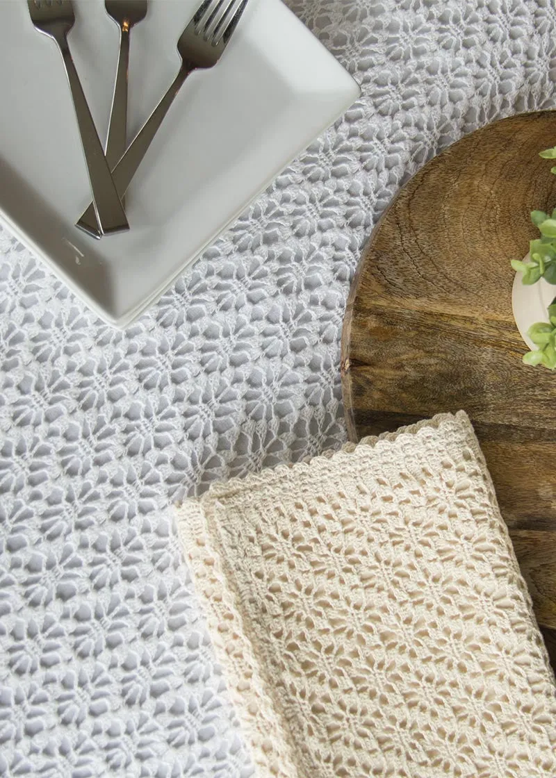 Crochet Envy Linea Table Runners - Natural 45"