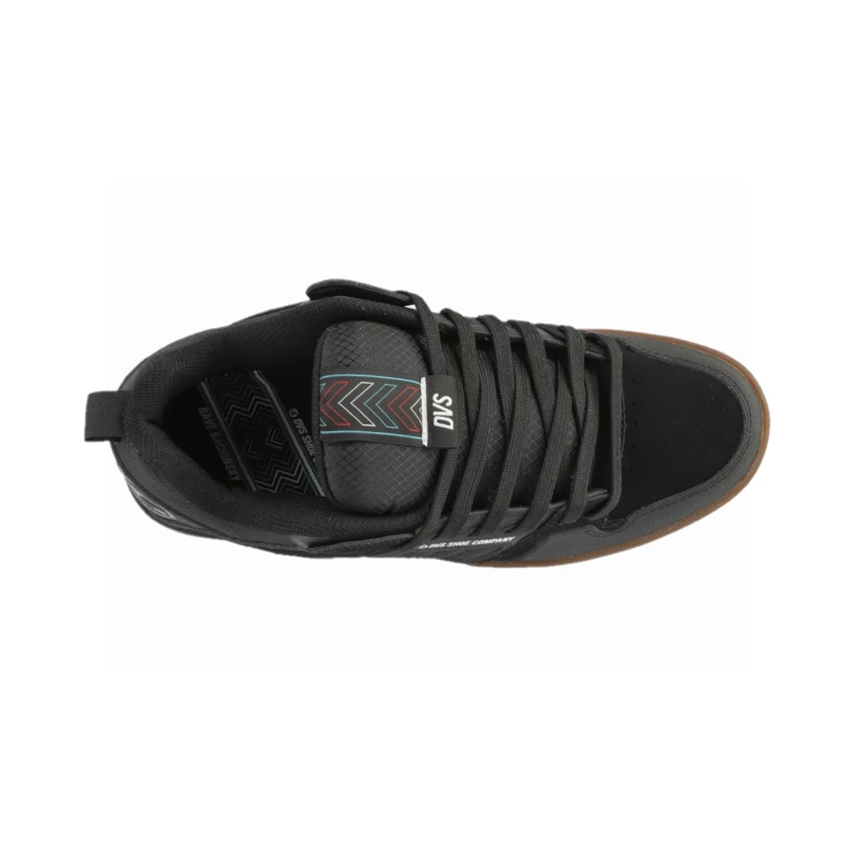 DVS F0000323007 COMANCHE 2.0  DAVE B. MN'S (Medium) Black/Gum Leather Skate Shoes