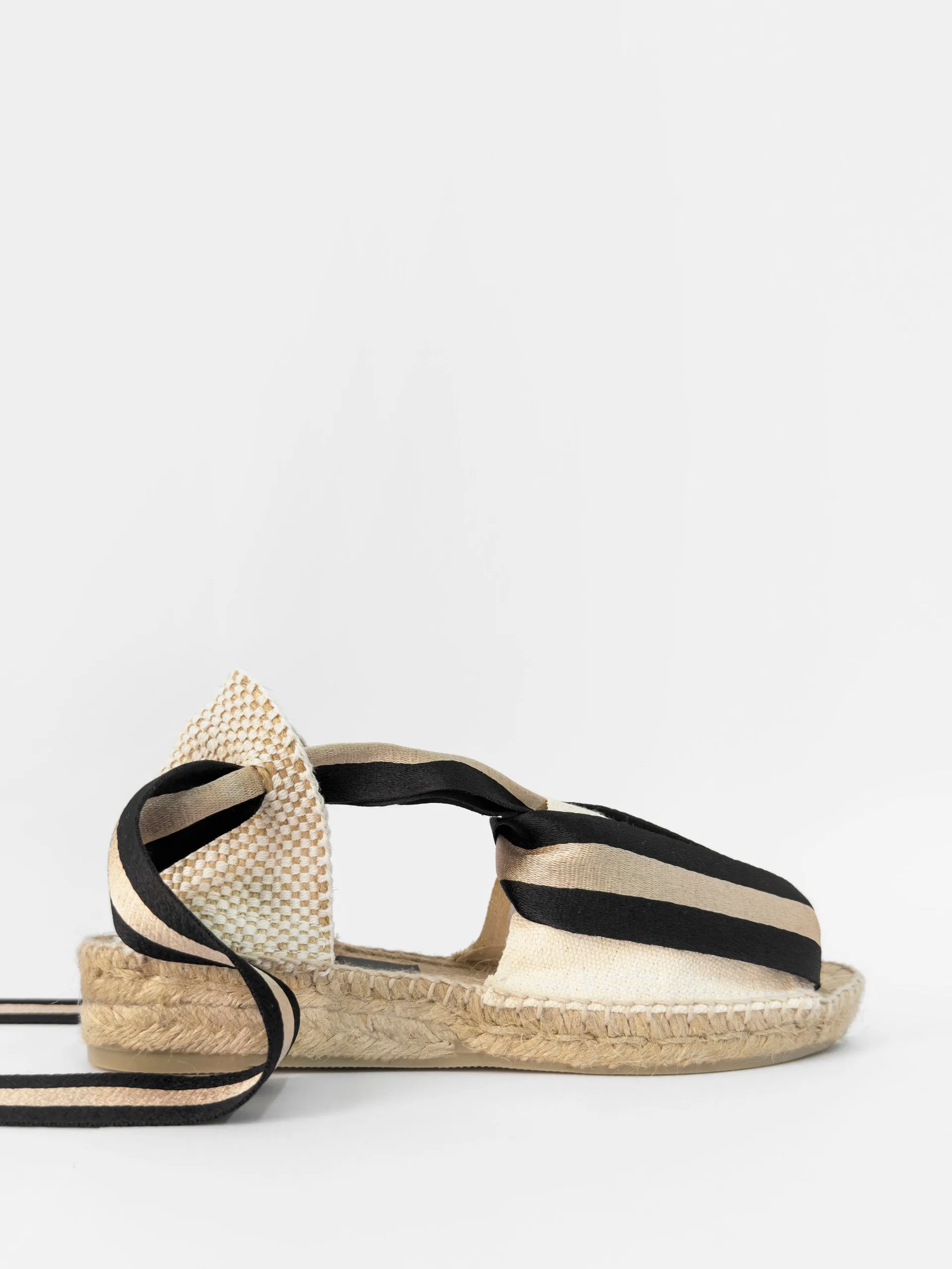 Exclusive three stripe Amalia espadrilles