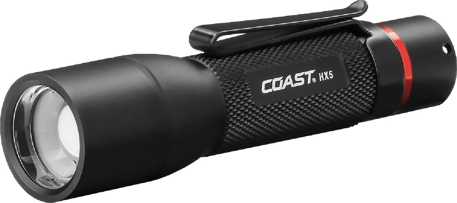 Flashlight HX5 Coast, black