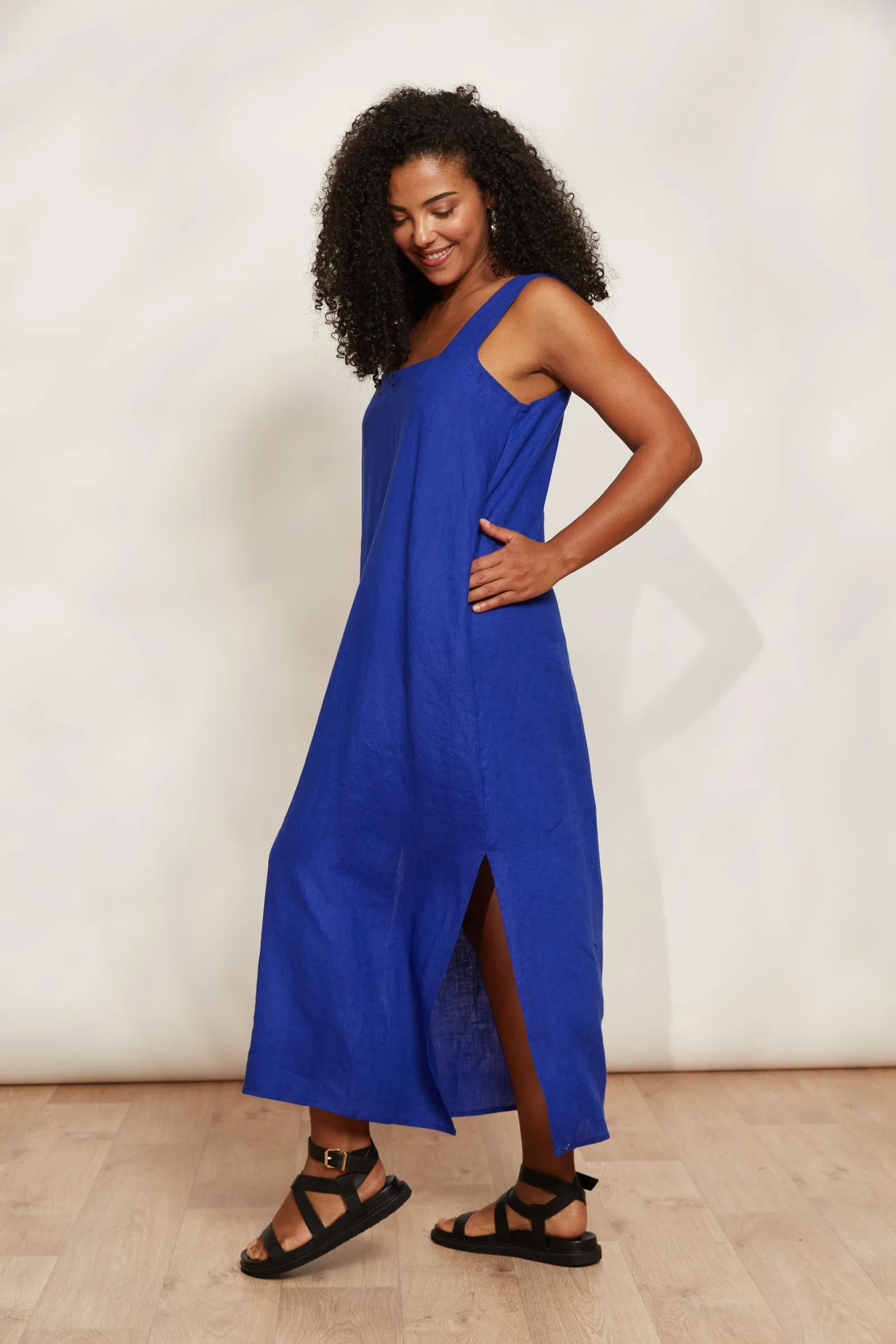 Halcyon Tank Dress - Cobalt