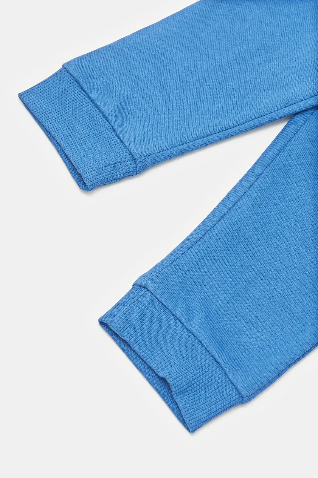 Infant Boys Blue Plain Active Pants