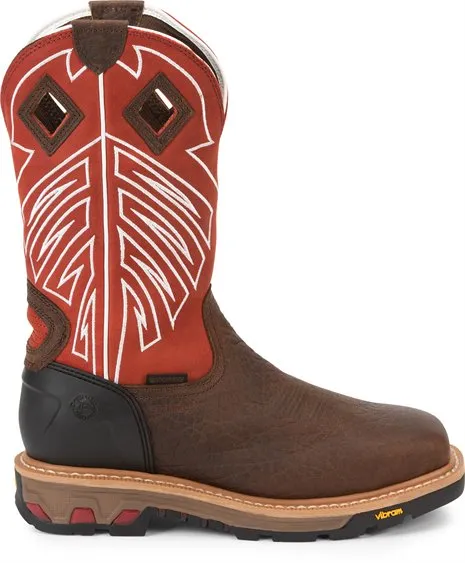 JUSTIN MEN'S ROUGHNECK STEEL TOE WORK BOOT - WK2115