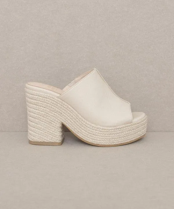 Melissa Espadrille Platform Slide