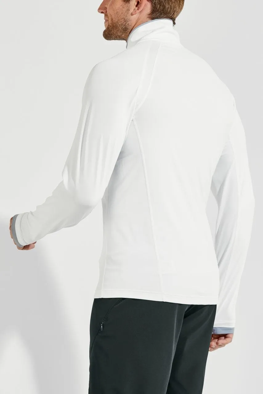 Men's Ultimate Half-Zip Rash Guard  |  White