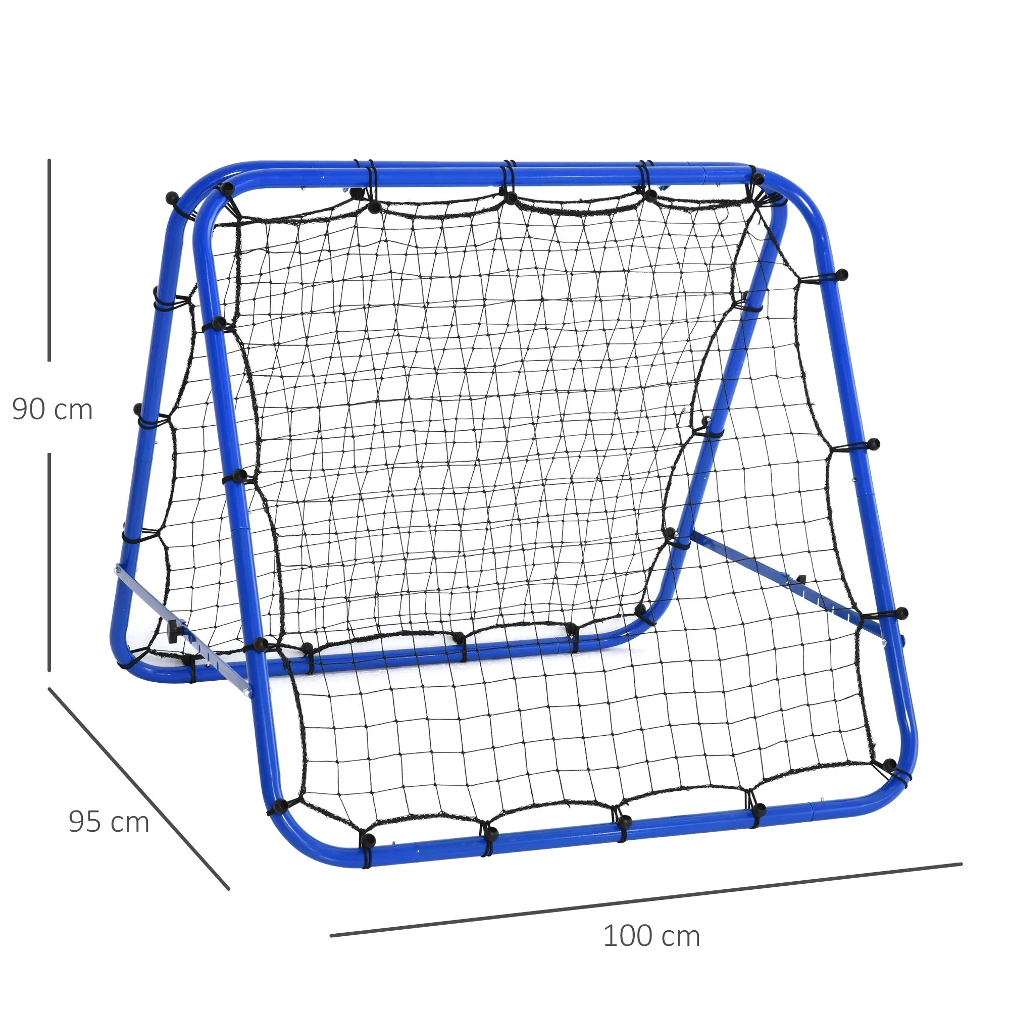 PE Mesh Double-Sided Outdoor Rebounder Net Blue