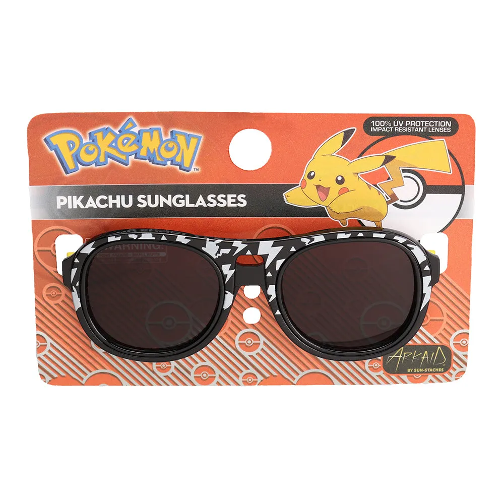 Pikachu Black and White Aviator Arkaid Sunglasses