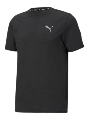 Puma Run Fav Heather SS Tee - Mens - Black