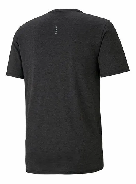 Puma Run Fav Heather SS Tee - Mens - Black