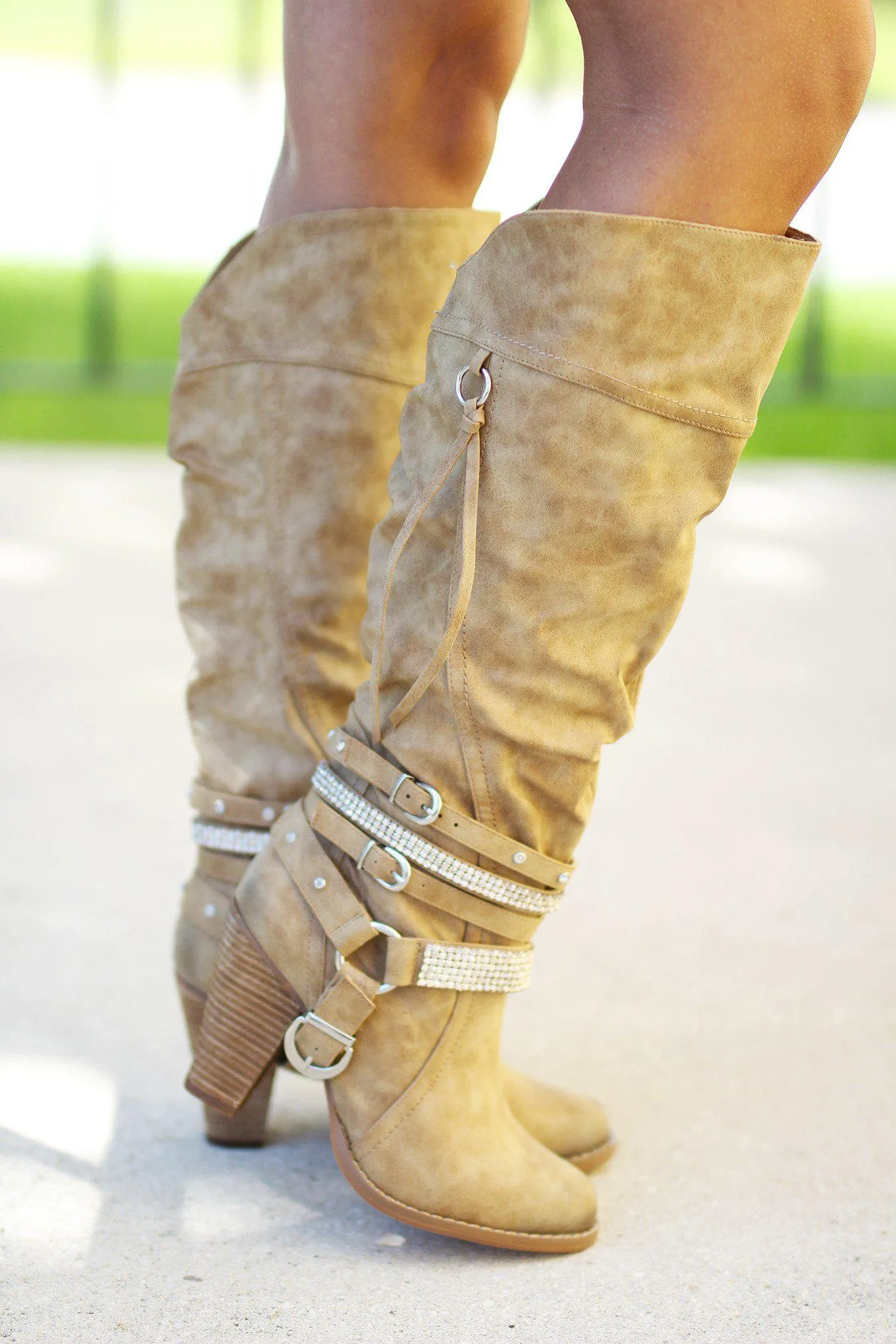 Stacey Nude Boots