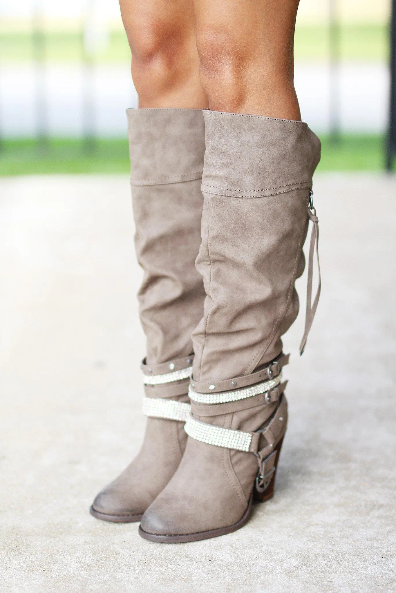 Stacey Taupe Boots