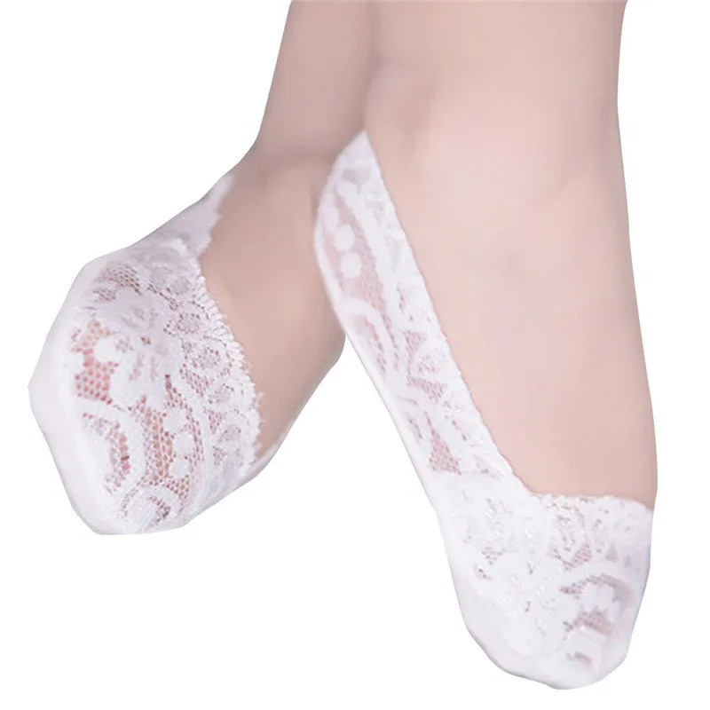 Summer Solid Lace Socks