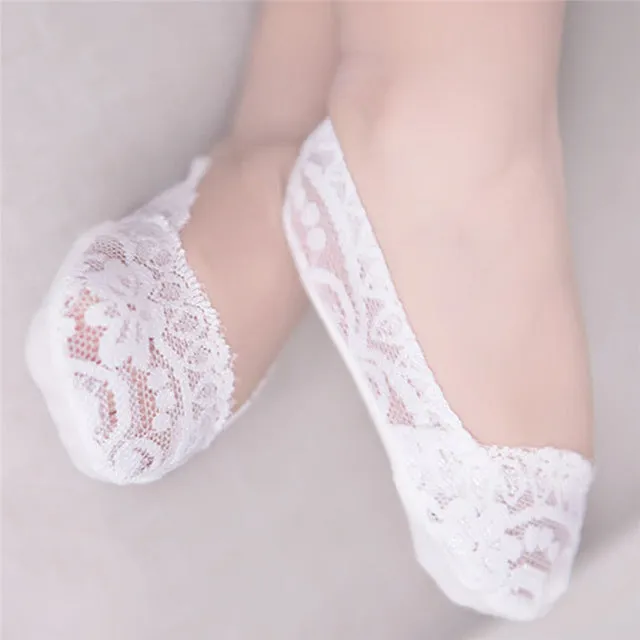 Summer Solid Lace Socks