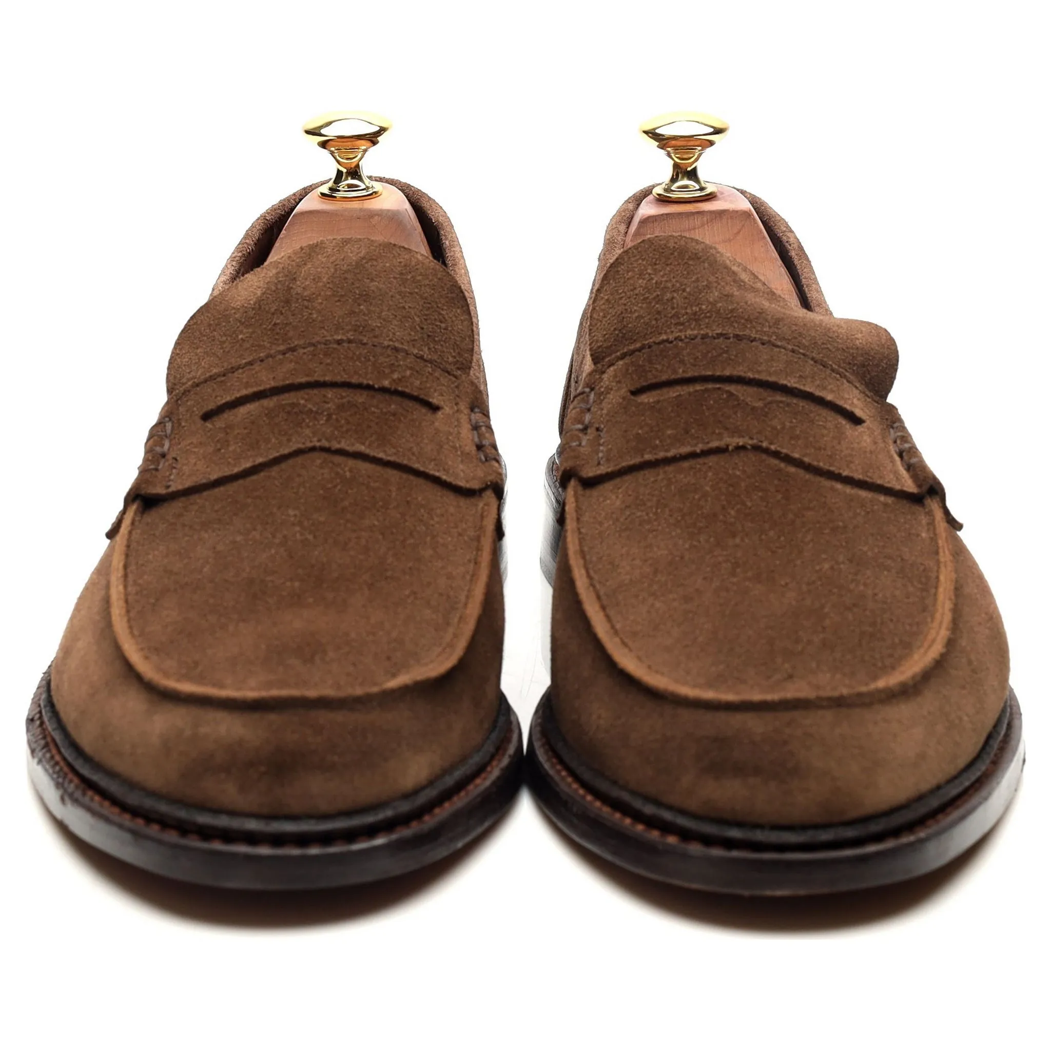 Sunspel Brown Suede Loafers UK 9