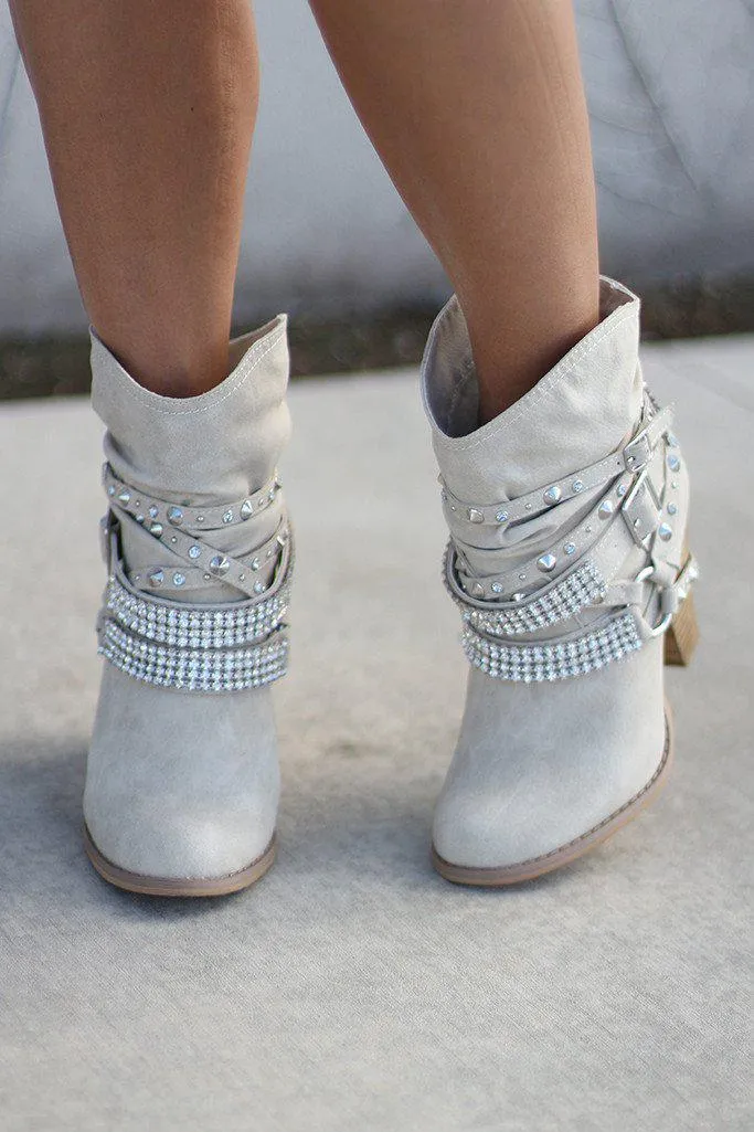 Swanky Cream Booties