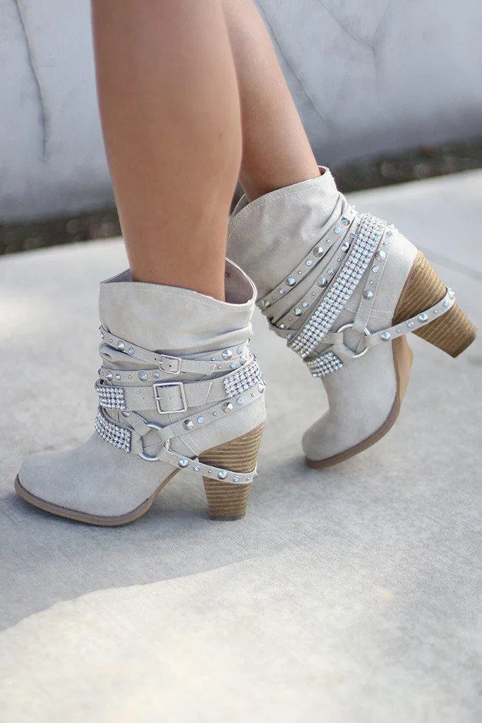 Swanky Cream Booties