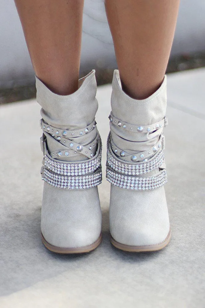 Swanky Cream Booties