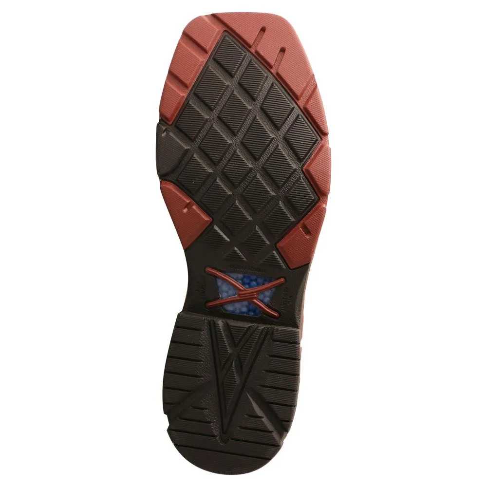 TWISTED X WATERPROOF NANO TOE WESTERN BOOT IN RED BARB WIRE