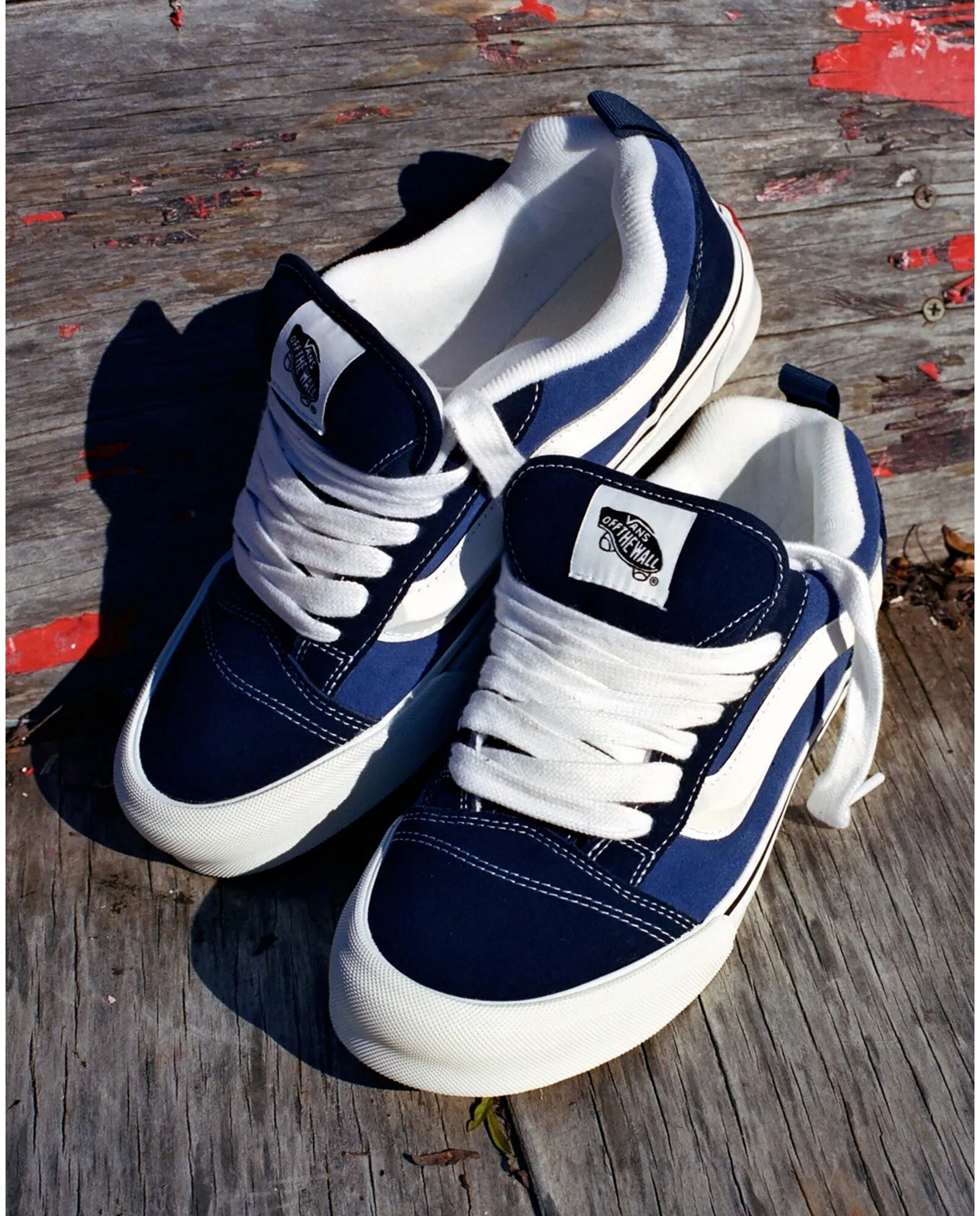 Vans Knu Skool Shoe - NAVY TRUE WHITE