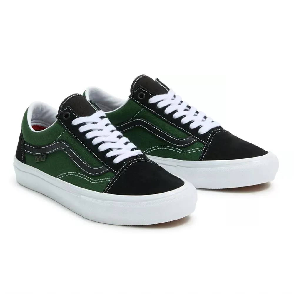 Vans Skate Old Skool Pro Safari Black Greenery Vulcanised Skate Shoes