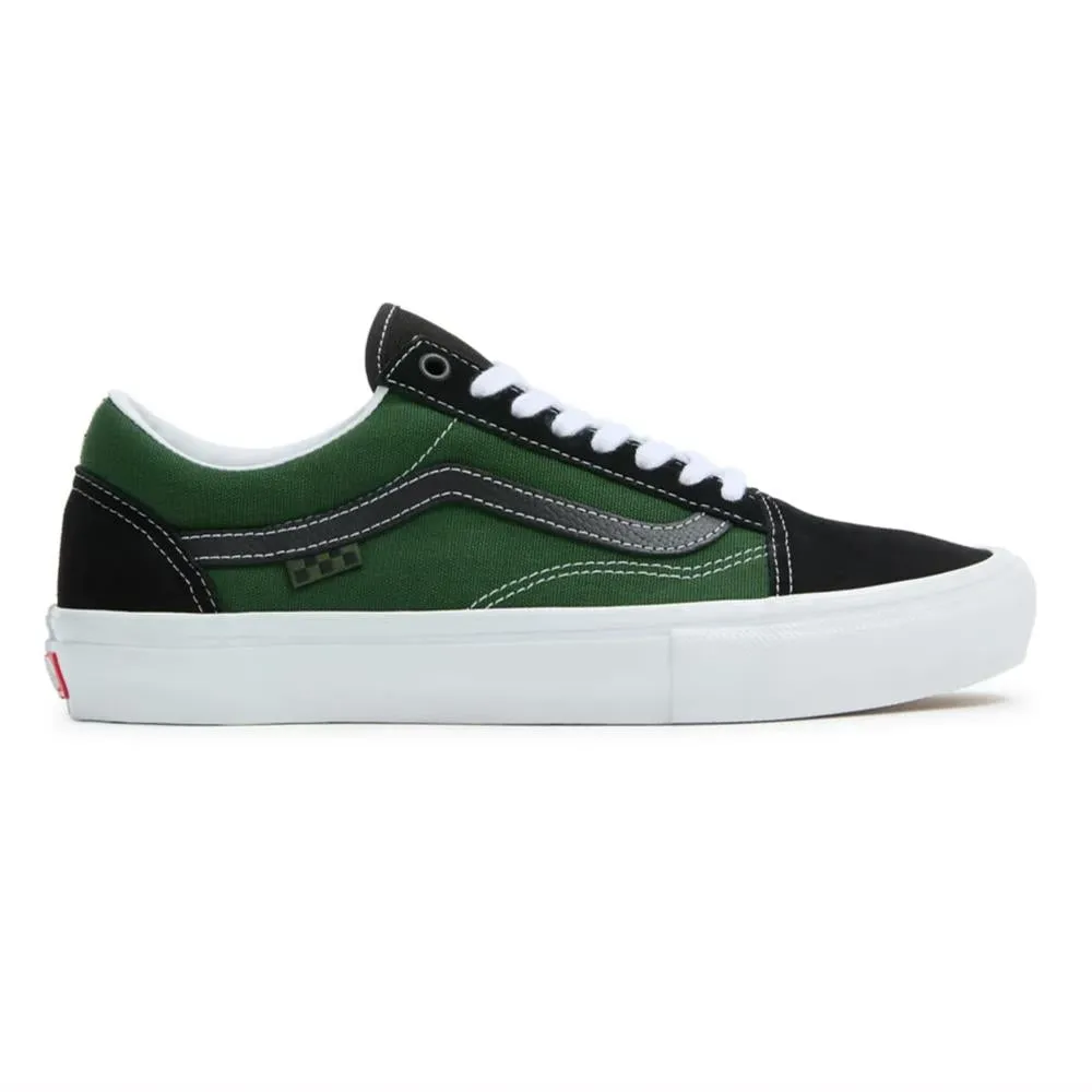 Vans Skate Old Skool Pro Safari Black Greenery Vulcanised Skate Shoes