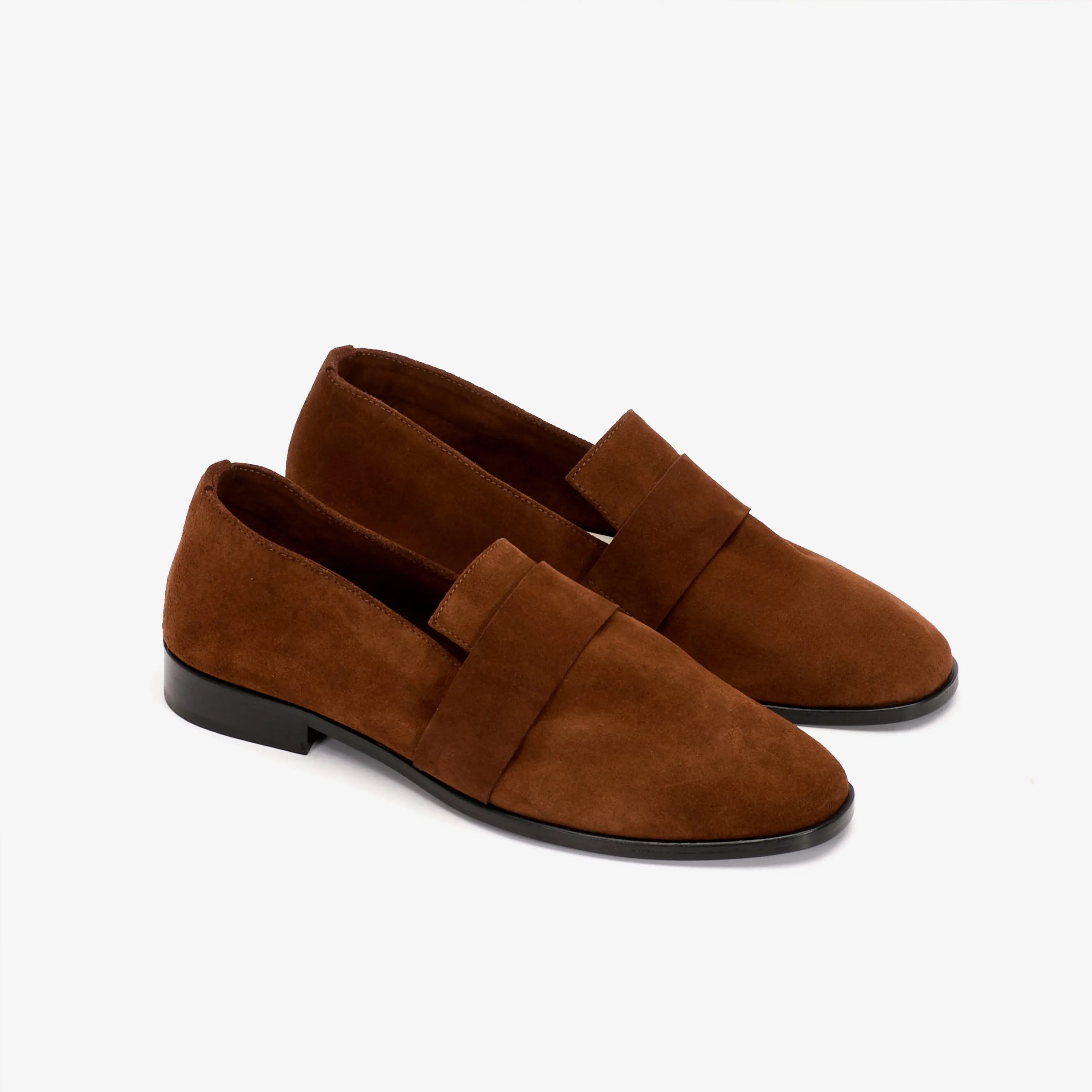 Victoria Suede Loafer Brown